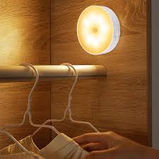 NightEase™ Motion Sensor Night Light — Rechargeable, 0.1s Detection, Mount Anywhere